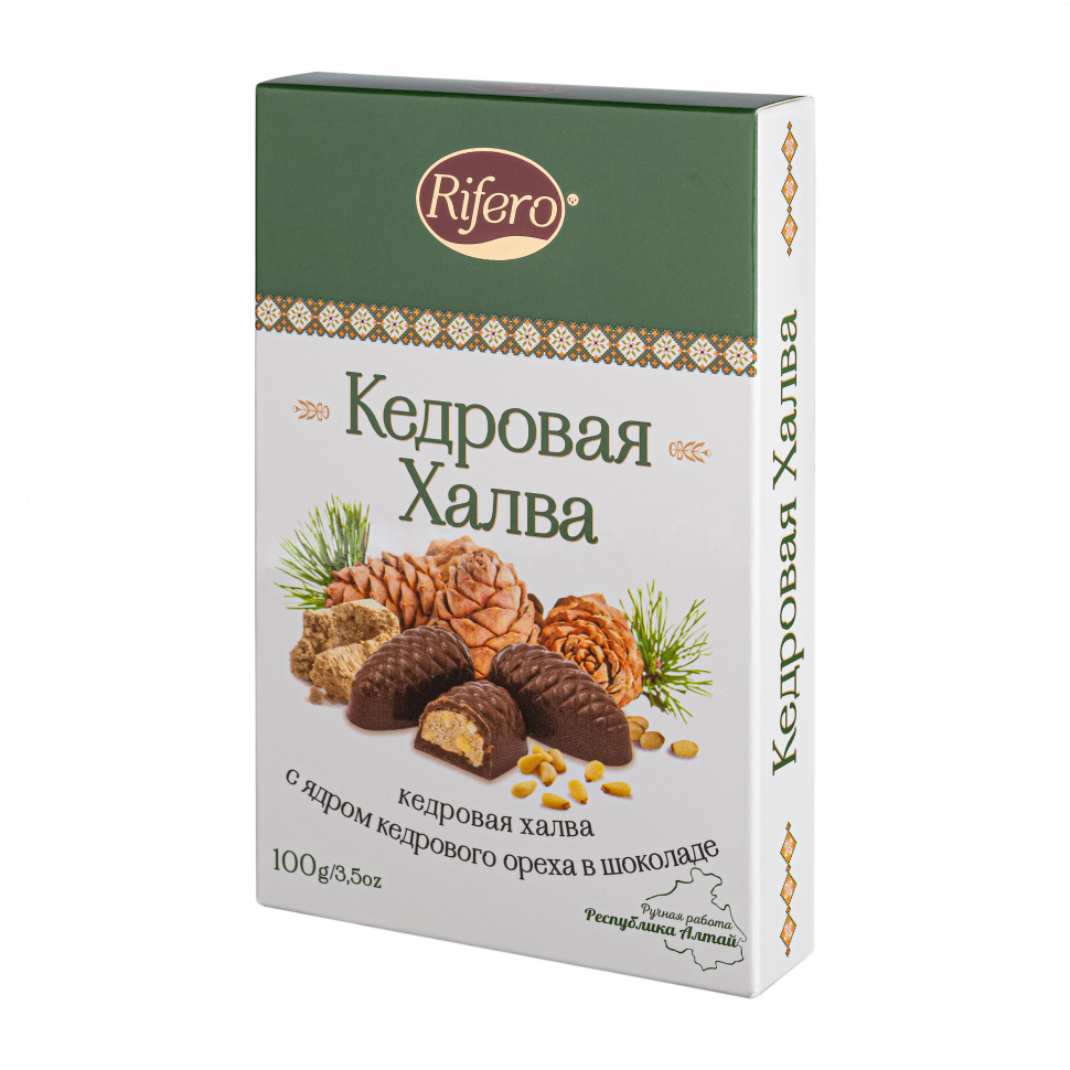  Риф и ко Конфеты "Кедровая халва" 100г   в Воскресенске