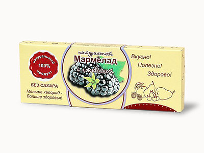 №2 Мармелад натуральный "Ежевика" 140г в Воскресенске