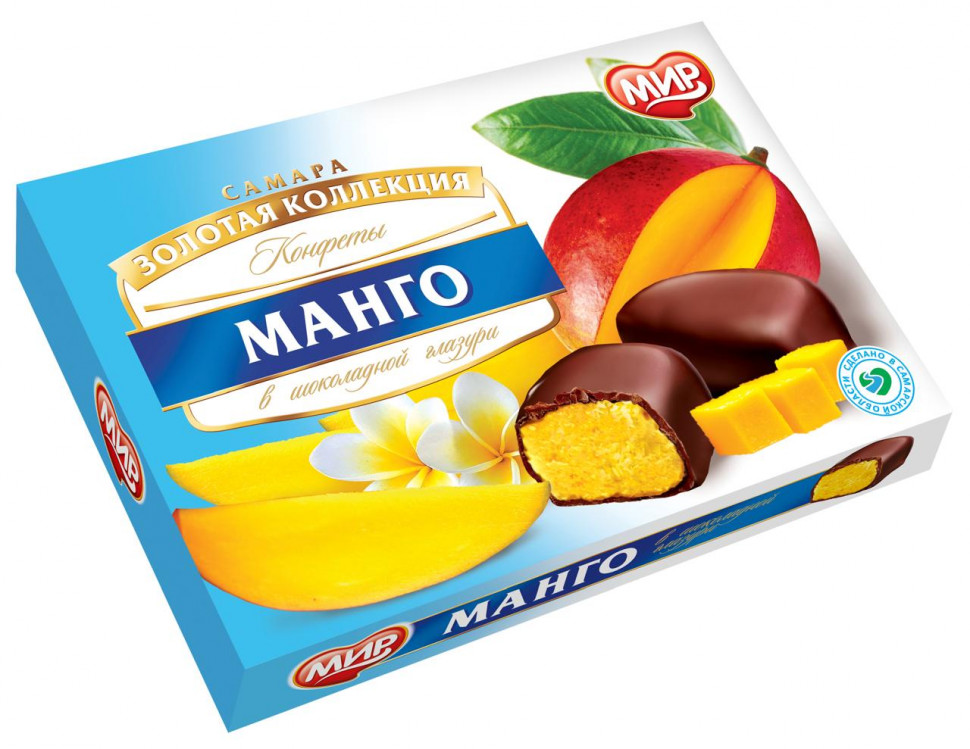  КФ МИР Манго-Кокос в шоколадной глазури 160г  в Воскресенске