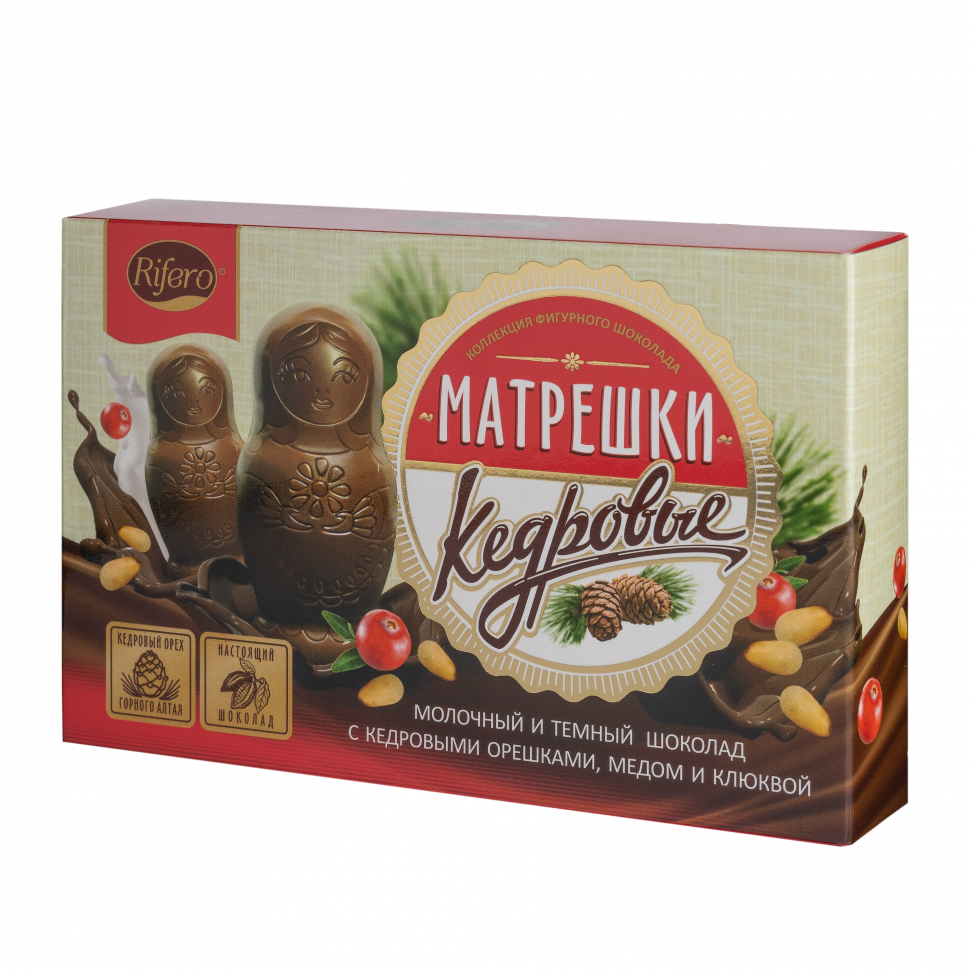 Риф и ко Конфеты "Матрёшки кедровые" 100г           в Воскресенске