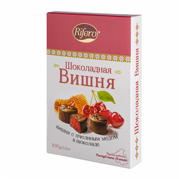 №1 Риф и ко Конфеты "Шоколадная ВИШНЯ" 100г  в Воскресенске