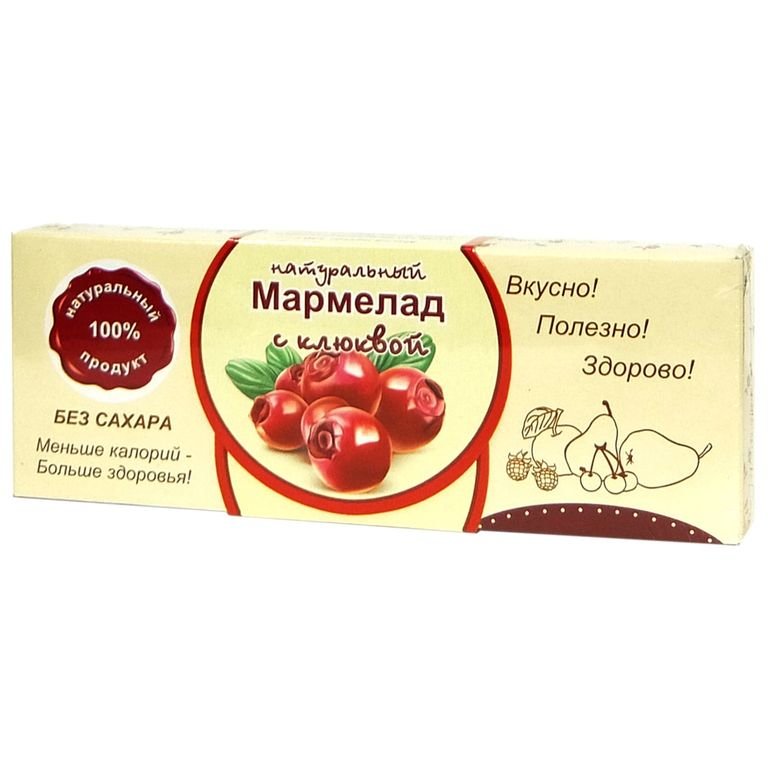  Мармелад натуральный "Клюква" 140г в Воскресенске