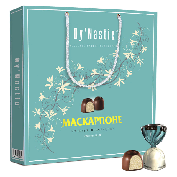 №3 Династия Сумка 170г Конфеты "Маскапроне" в Воскресенске